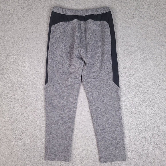 Puma Sweatpants Joggers Mens Medium Gray 28 Waist Activewear Zip Pockets Sports - Picture 2 of 15